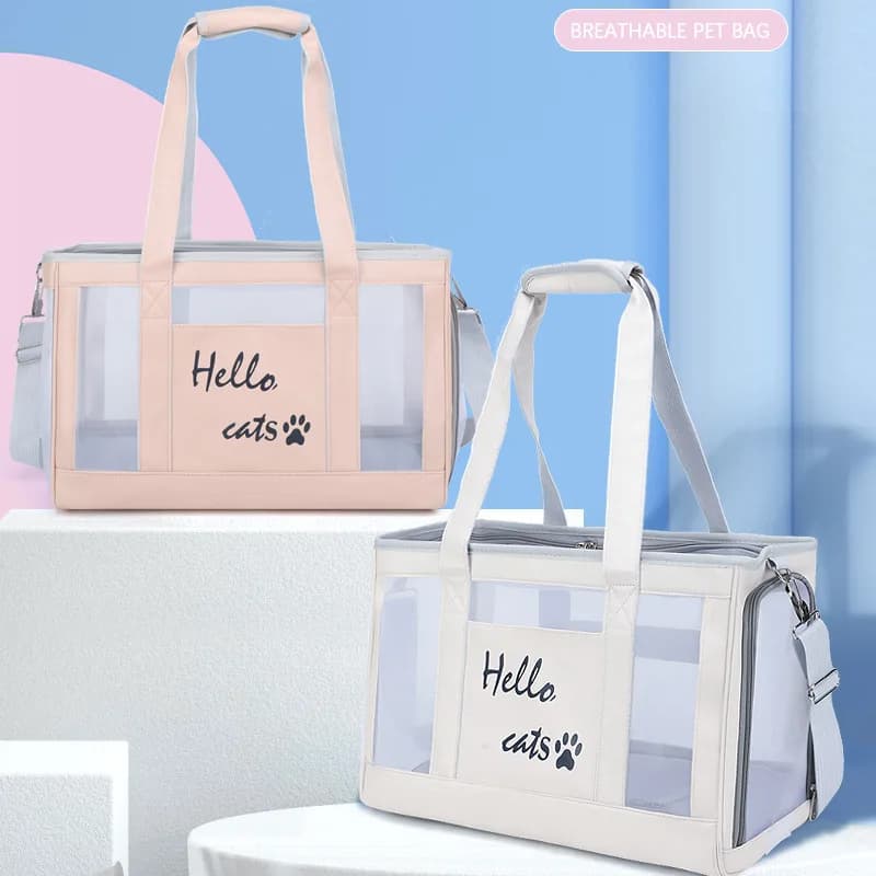 New cat carrier, portable pet bag, multi-functional pet travel bag, shoulder bag, breathable