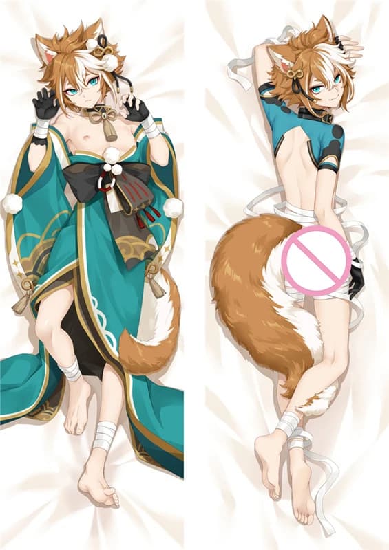 180cm Genshin Impact Gorou Dakimakura Cover simpatico cartone animato gioco abbraccia federa per cuscino personalizza federe per biancheria da letto