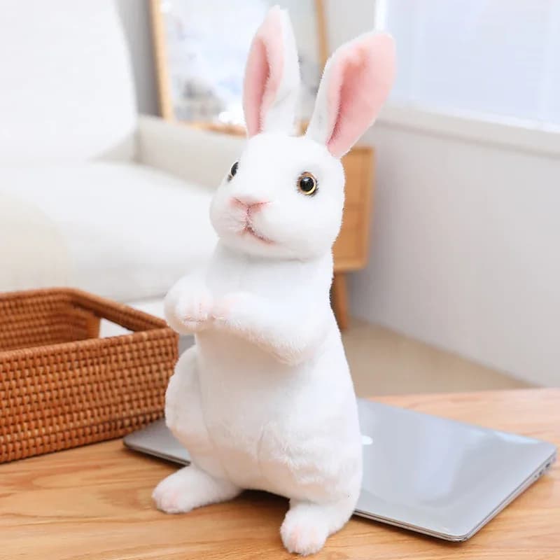 Enorme mini animale simulato cane coniglio giocattoli animale carino bambola di simulazione morbida regalo di compleanno di Pasqua giocattolo per bambini arredamento camera da letto