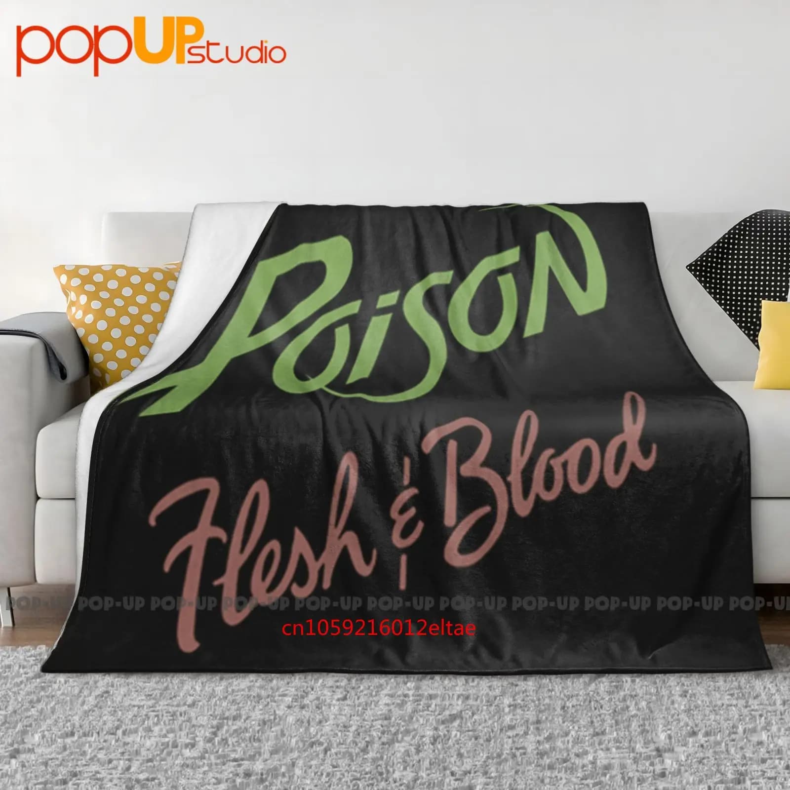 Flesh And Blood Rock Band Coperta ultra morbida trapunta Copridivano invernale Copriletto