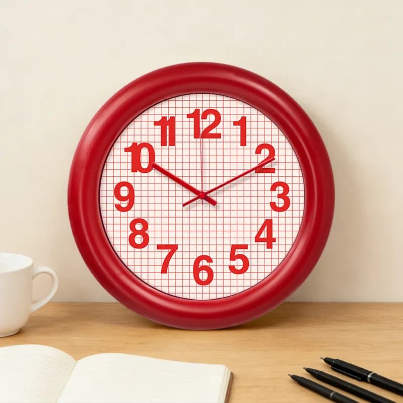 Orologio da Parete Silenzioso, Orologi Estetici per Interni, Decorazione Creativa per Soggiorno, Orologio Elegante e di Tendenza con Lancette