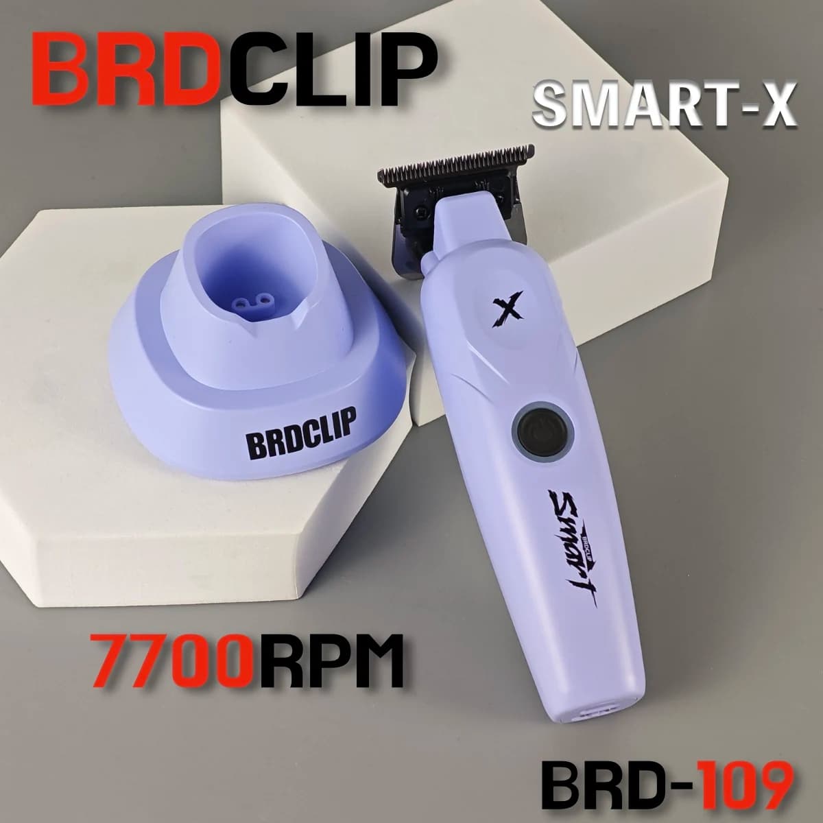 BRDCLIP BRD 109 Professional haircut DLC 7700 rpm blade with 1200mAh base Barbiere Cut-out Machine Haircuts for men