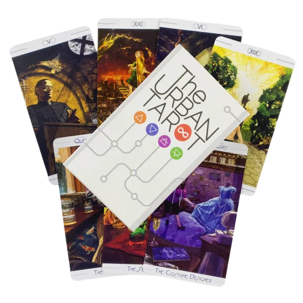 The Urban Tarot Cards A 78 Deck Oracle English Visions Divination Edition Borad Playing Games