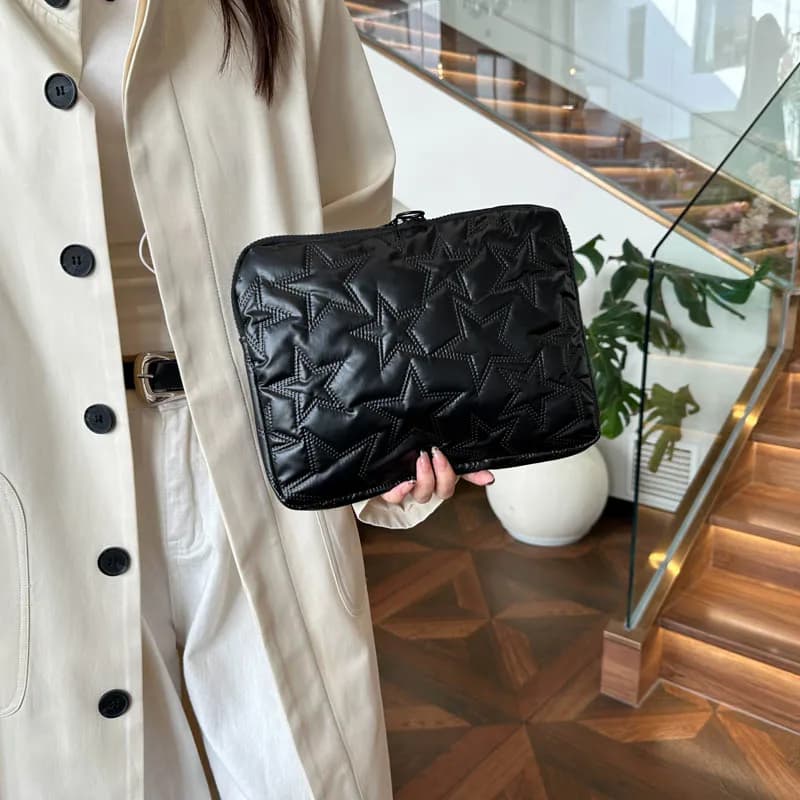 Custodia per laptop con motivo a stelle, borsa da trasporto per notebook e tablet da 11/13/15 pollici