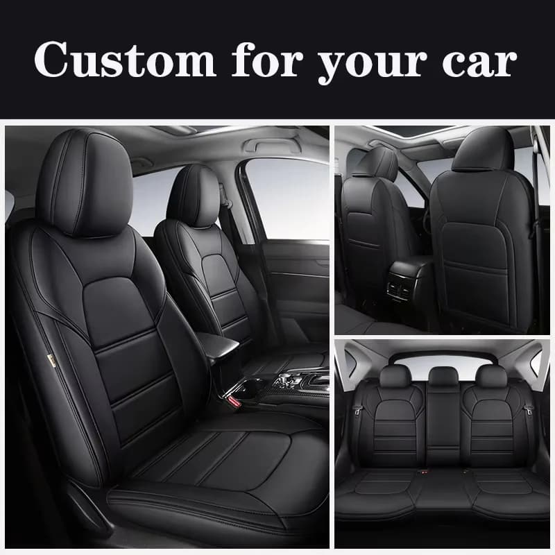 Customized PU Leather Car Seat Covers for BMW E91 E92 X1 F48 E84 F31 E90 i3 ix3 i5 E39 F11 F10 Luxury Car Interior Accessories