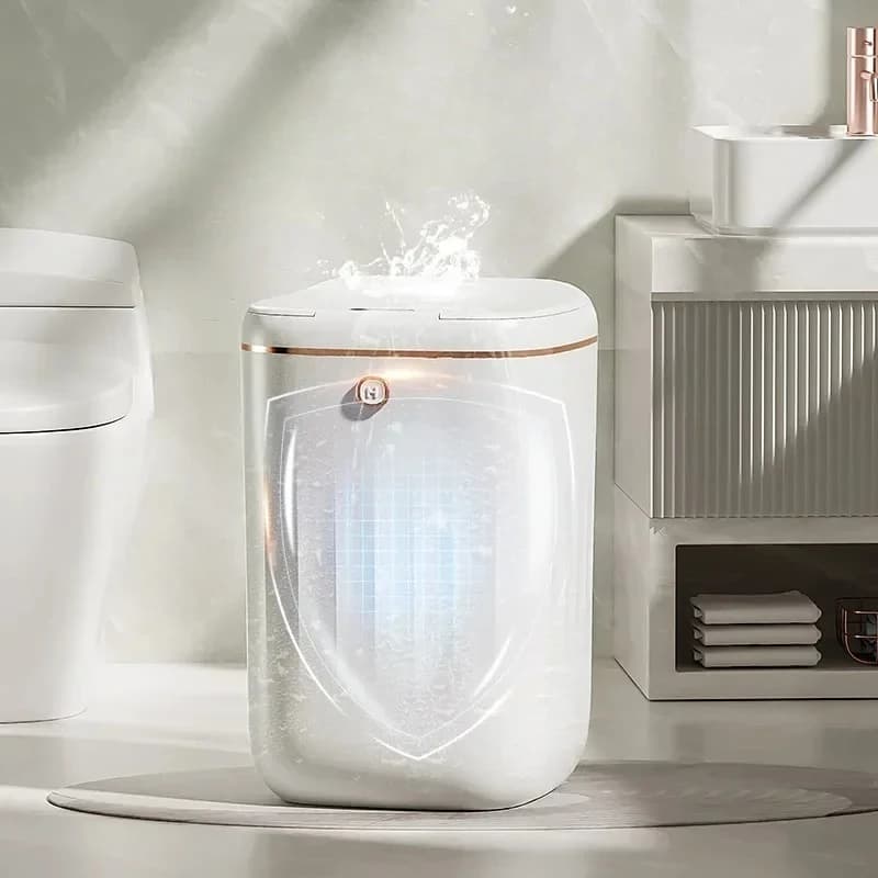 Smart Sensor Trash Can 20L-24L Large Capacity Touchless Induction Wastebasket For Kitchen Bathroom