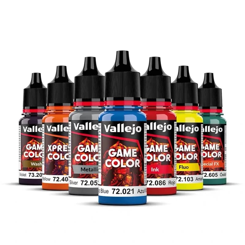Vallejo 18ml Acrylic Paint GAME COLOR Commonly Used Colors for Fantasy and Wargame Water-based Paint for Model Hobby Painting