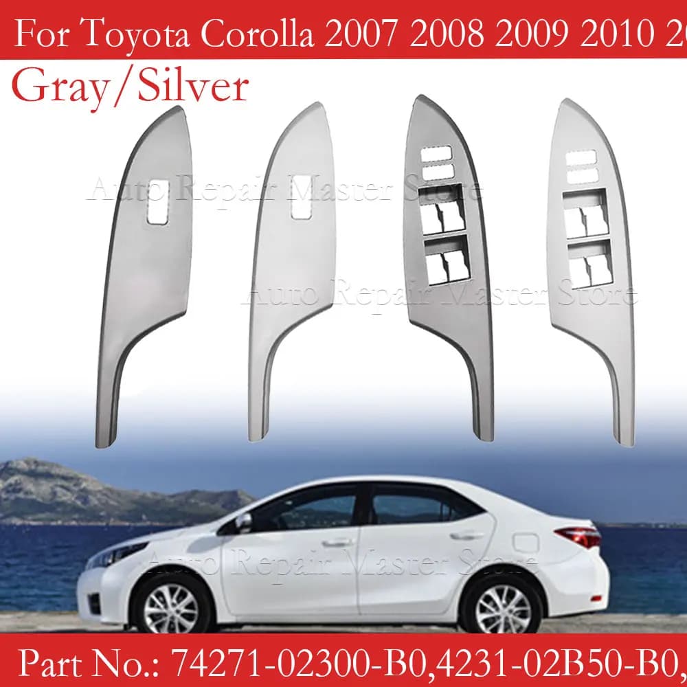 Per LHD per Toyota Corolla 2007 2008 2009 2010 2011 2012 2013 Power alzacristalli elettrico interruttore di controllo pannello copertura telaio 1 pz