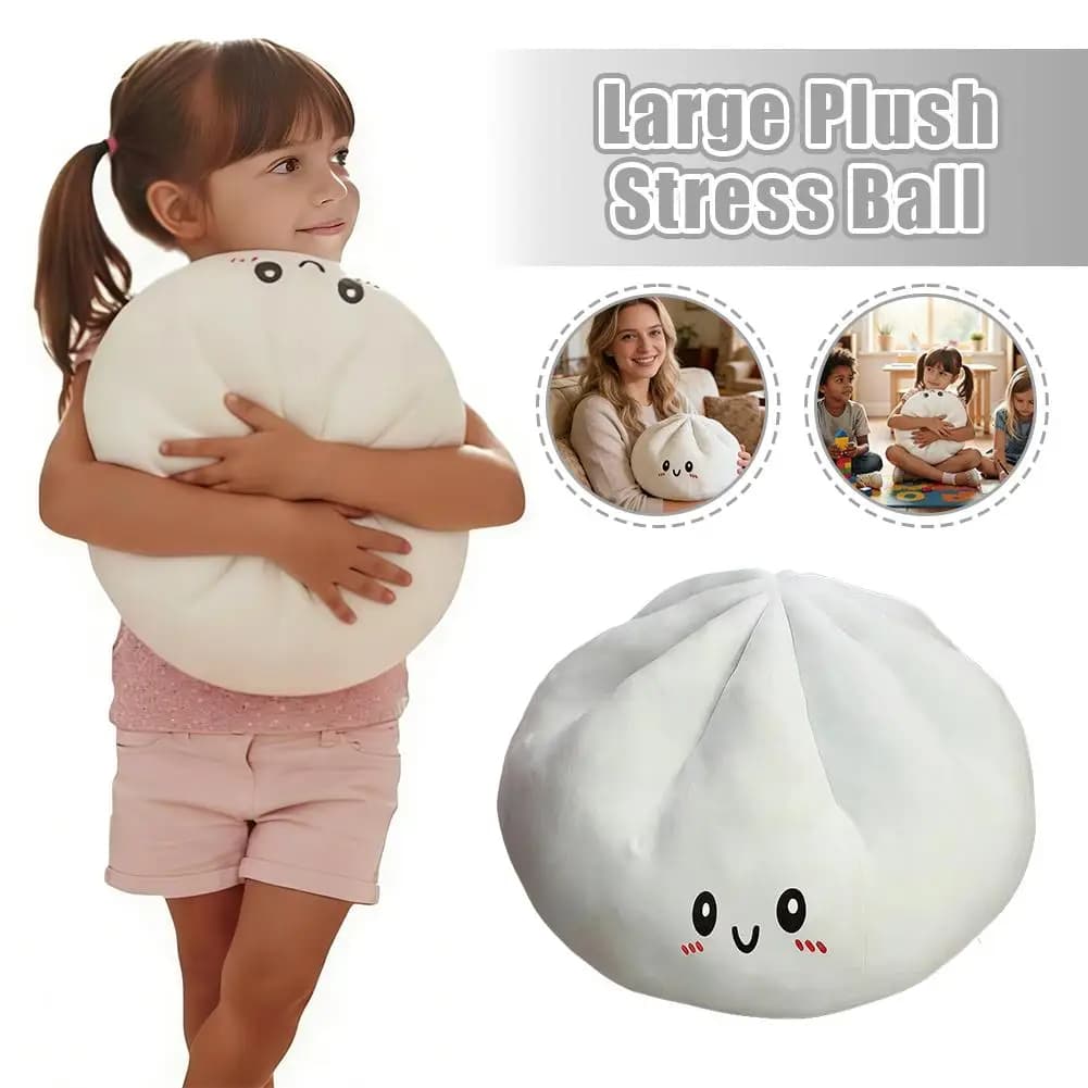Palline Antistress Giganti a Forma di Raviolo da 26 cm, Giocattolo Morbido a Lenta Risalita per Decompressione, Giocattolo Sensoriale a Forma di Impasto