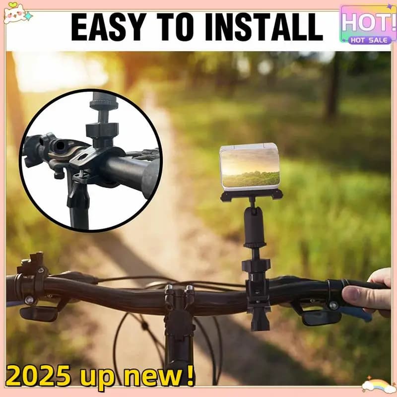 360 degree rotation bracket for bicycle with support clip for sports camera clamp for class bike for action camera Insta360 GO3