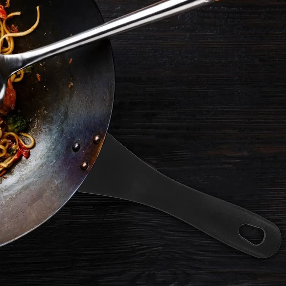 2 Parts Spare parts in Bachelite Ergonomics Anti-coating Heat Resistant Stackables for Wok, Pots, Cooking pans and Tegami