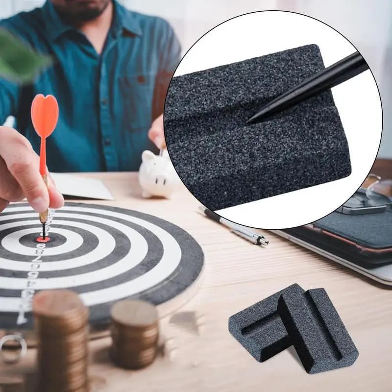 Affilacoltelli per freccette a forma di V Affilacoltelli per freccette Punta portatile Punto per affilare i freccette Strumenti per affilare i freccette per una facile