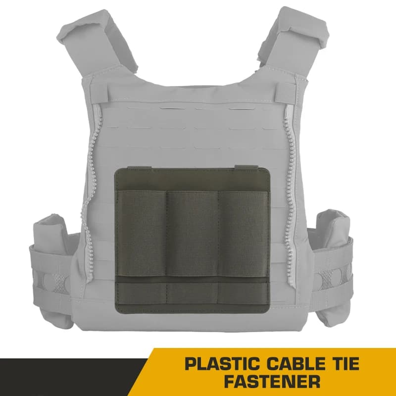 Portacavi tattico in plastica elastica, custodia per cavi, gilet da caccia, portapiatti FCPC, attrezzatura MOLLE
