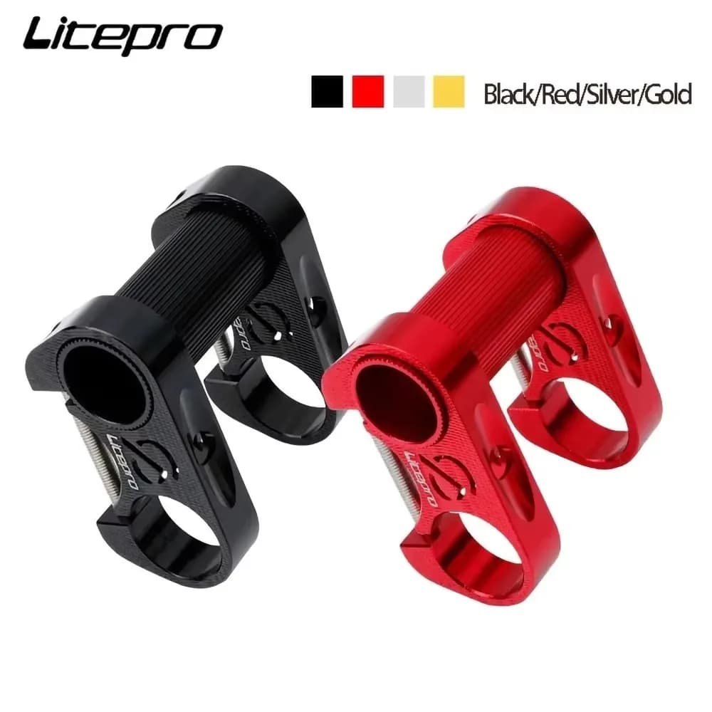 Bicycle accessories with ultralight adjustable handlebar connection with folding bike handlebar attachment S95