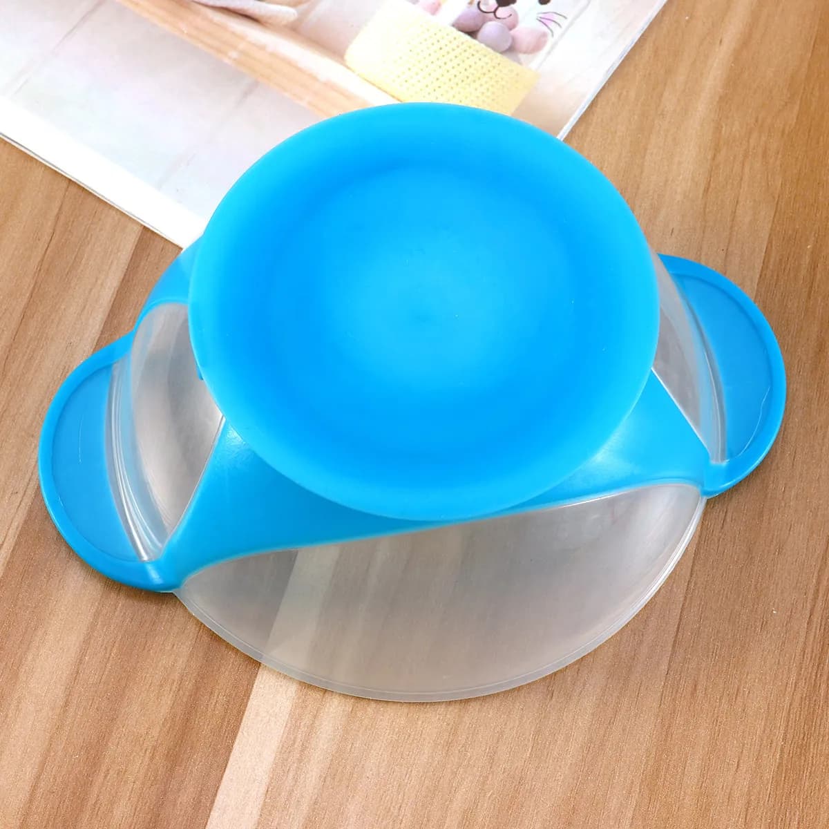 Ciotola per Cani e Gatti con Base Antiscivolo in Silicone, Materiale PP Premium, Piatto per Acqua e Cibo per Cuccioli e Gattini, Due Pezzi