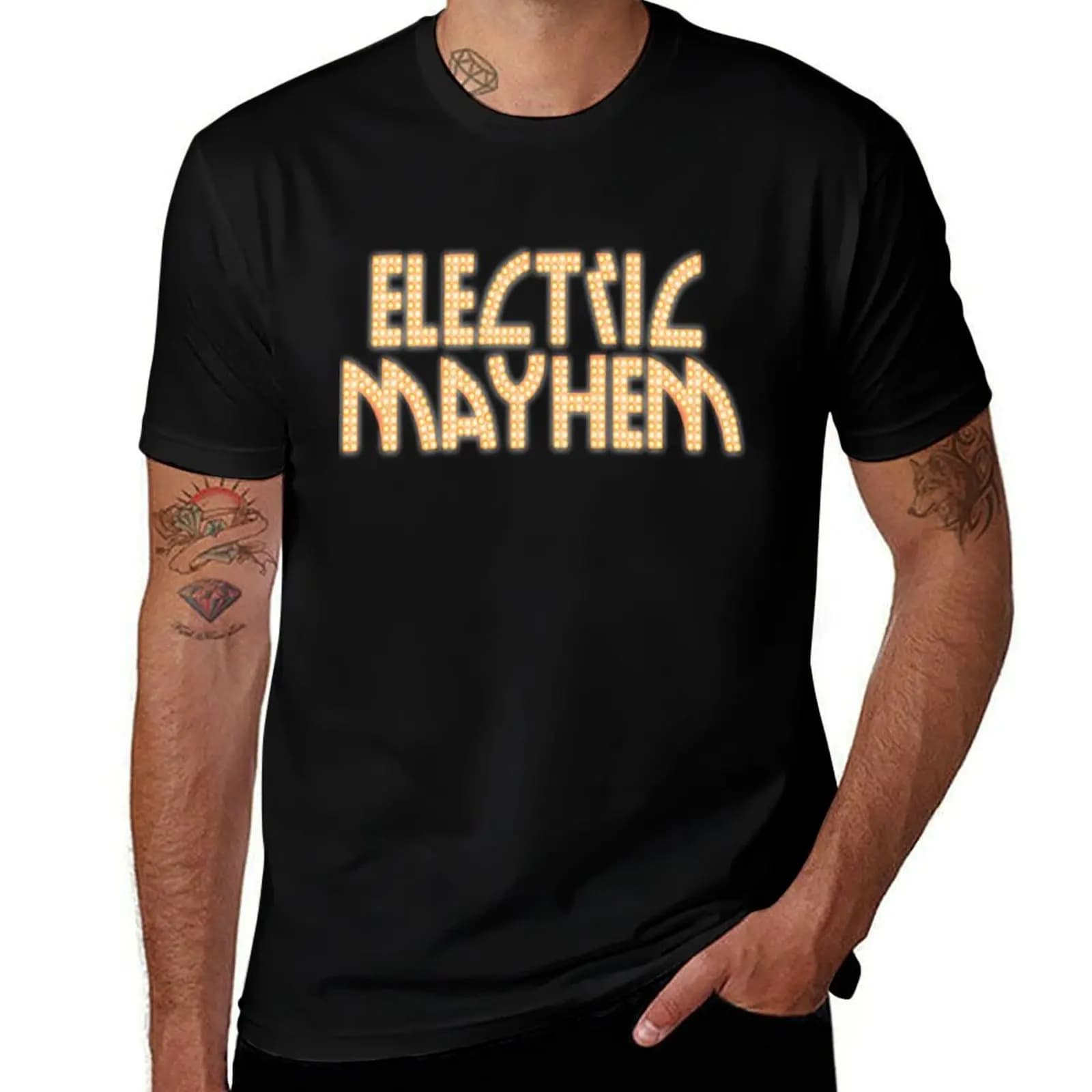 T-shirt Electric Mayhem T-shirt a maniche corte per esercizi in palestra