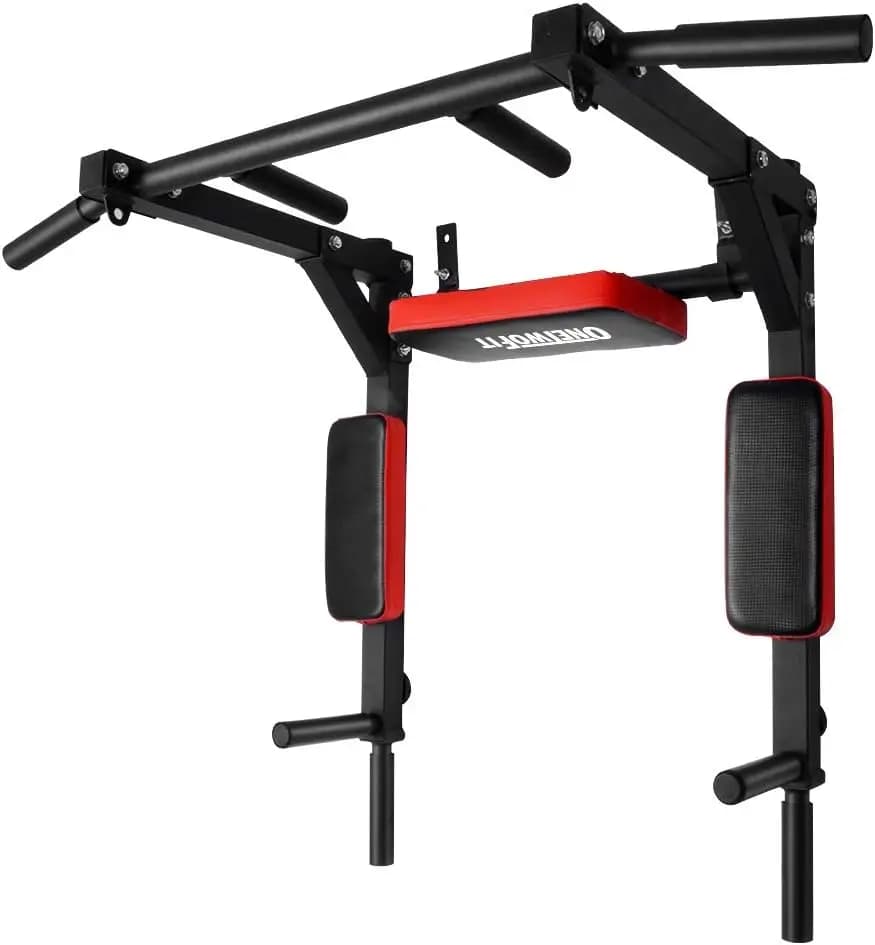 Traction bar and multifunctional dip station for home gym, supports up to 200 kg
