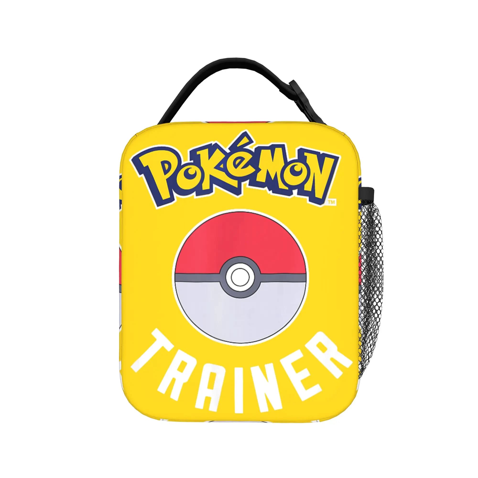 Borsa termica per il pranzo Trainer Pokeball, contenitore portatile per il pranzo Pokemon, borsa termica, borsa per il pranzo, per ufficio, picnic, uomini e donne