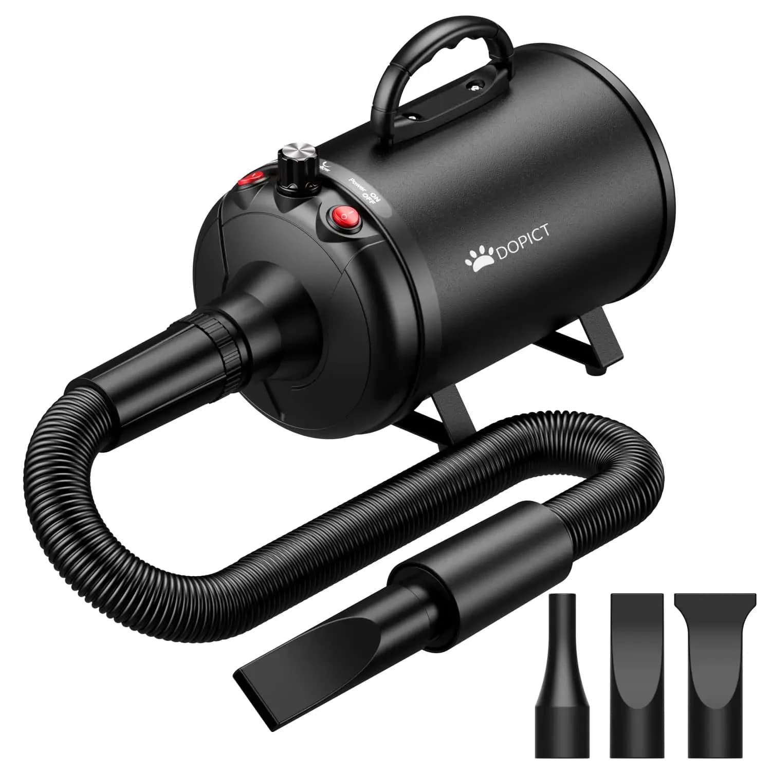 Pet Dryer, 5.2HP/3800W Pet Grooming Dryer with Adjustable Speed and Temperature Control Dog Blow Dryer, Pet Hair Dryer with 3