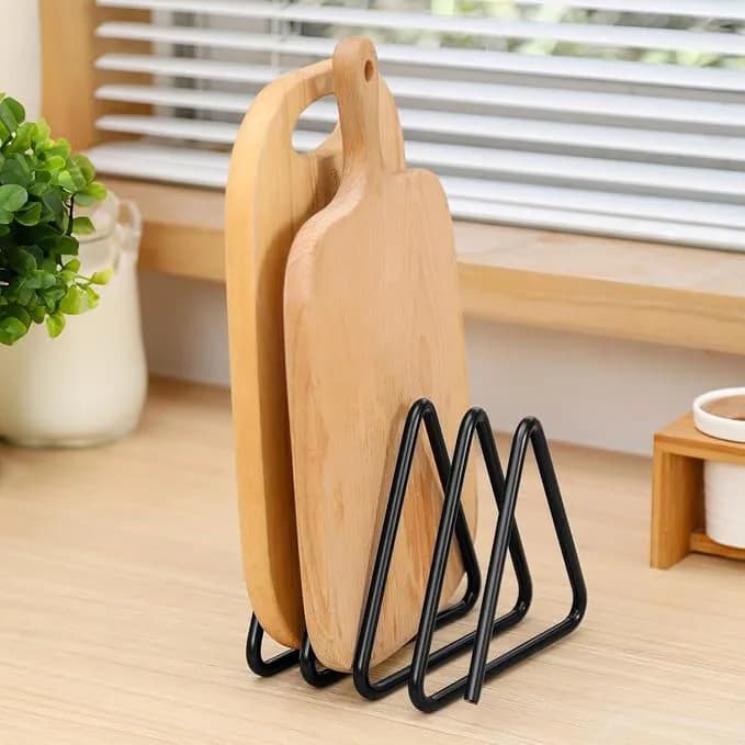 Metal cutting board rack kitchen cutting board placement rack countertop cutting board rack cutting board storage and storage