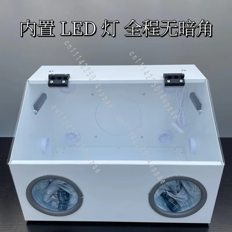 Table Grinding Acrylic Dust Cover Table Mill Dust Box Model Spray Paint Box Grinding Machine