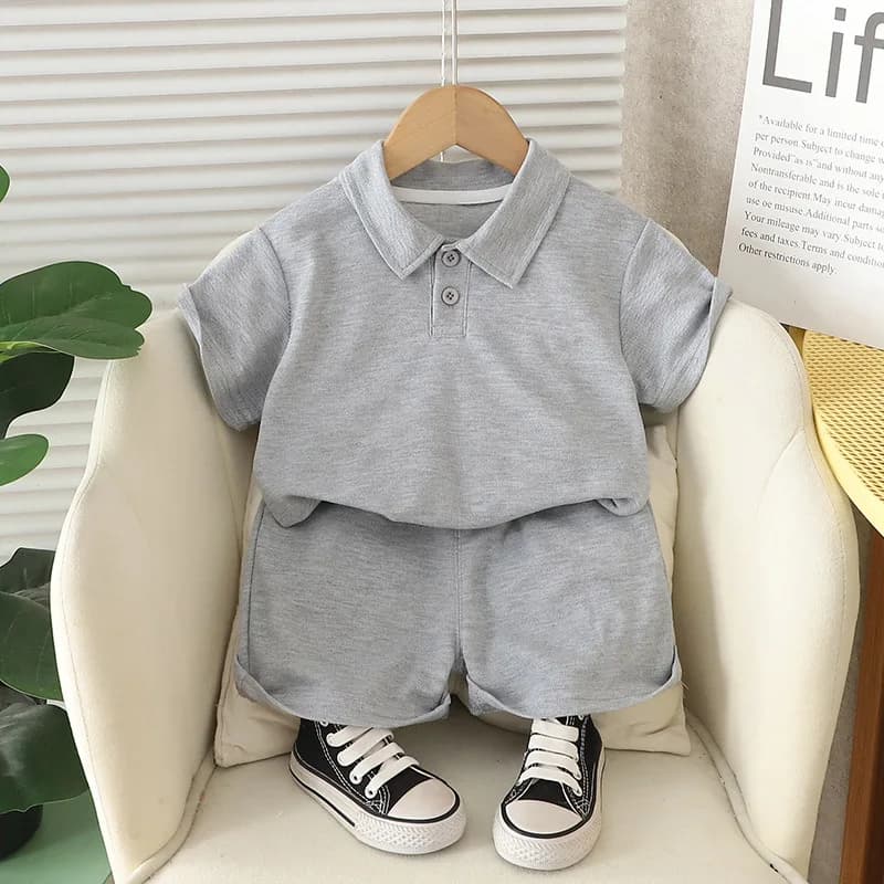 Nuovi vestiti estivi per neonati e bambini, t-shirt e pantaloncini, set da 2 pezzi, abbigliamento casual per neonati e bambini, tute per neonati.