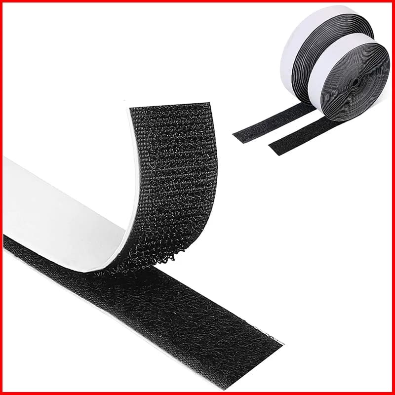 1/5/25M Heavy Duty Autoadesiva Gancio e Anello Nastro di Fissaggio In Nylon Velcros Striscia con Colla Organizzazione Domestica FAI DA TE 20/25/30/50mm