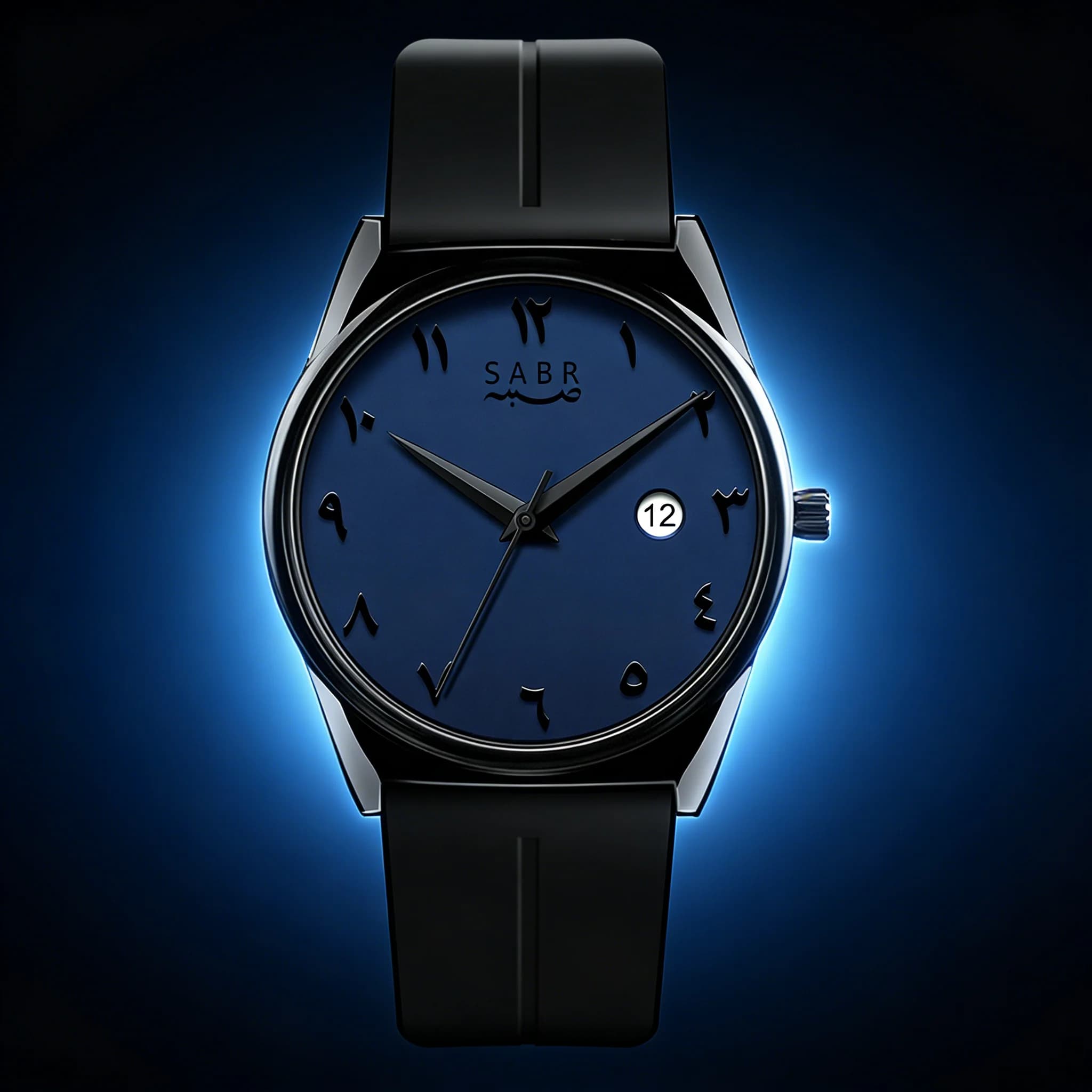 Sabr Neutral Business Quartz Watch Arabic numerals 3ATM Waterproof Alloy Case Silicone Strap Magnetic Buckle Couple Watch