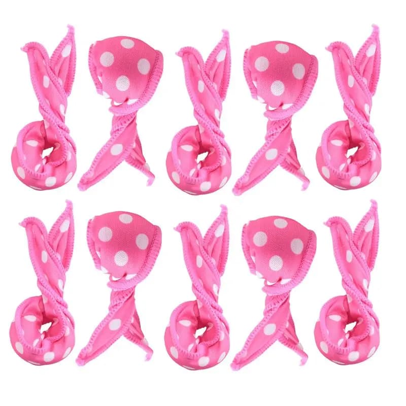 ABUL-10PCS Magic Bigodini per Capelli, Bigodini in Schiuma a Punti per Onde Noturne, Bigodini Morbidi Flexible a Cushion, Bigodini Fai da te in Spugna