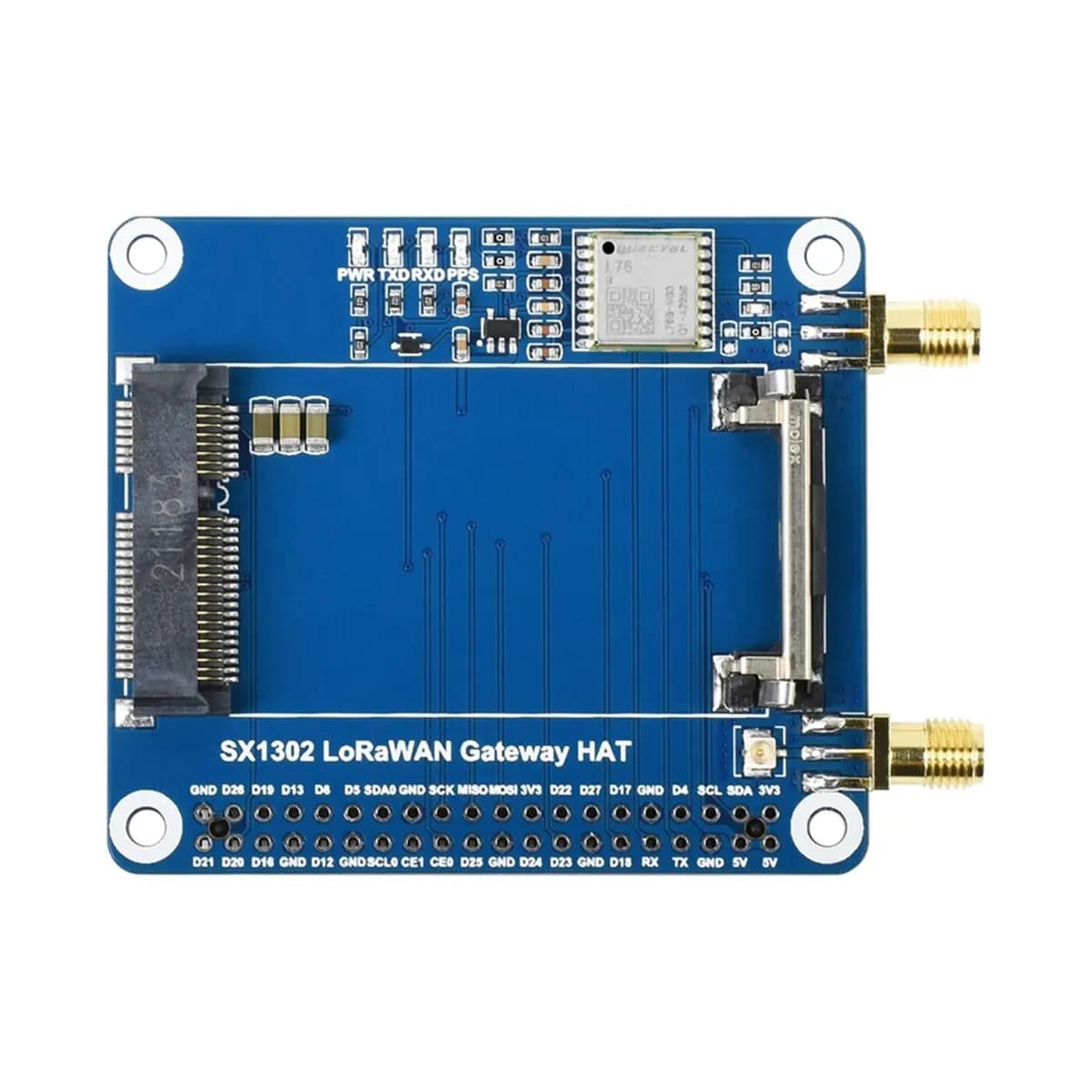 NEW FACTORY~ SPI LoRaWAN Gateway GPS IoT Project Expansion Board for RPI RasPi Zero 2 W 3 4 Model B 5 868MHZ