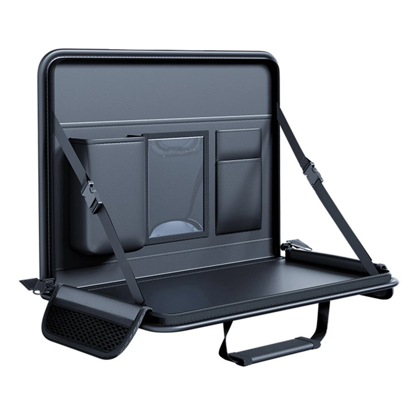 Organizer per sedile posteriore per auto Supporto per laptop pieghevole per tablet per auto Risparmia spazio interno Scrivania per auto per mangiare e guardare la TV in viaggio
