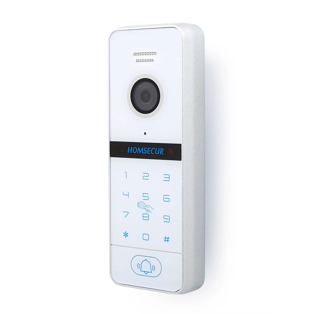 HOMSECUR HD BC141HD-W Telecamera campanello per citofono citofono domestico video e audio serie HDK