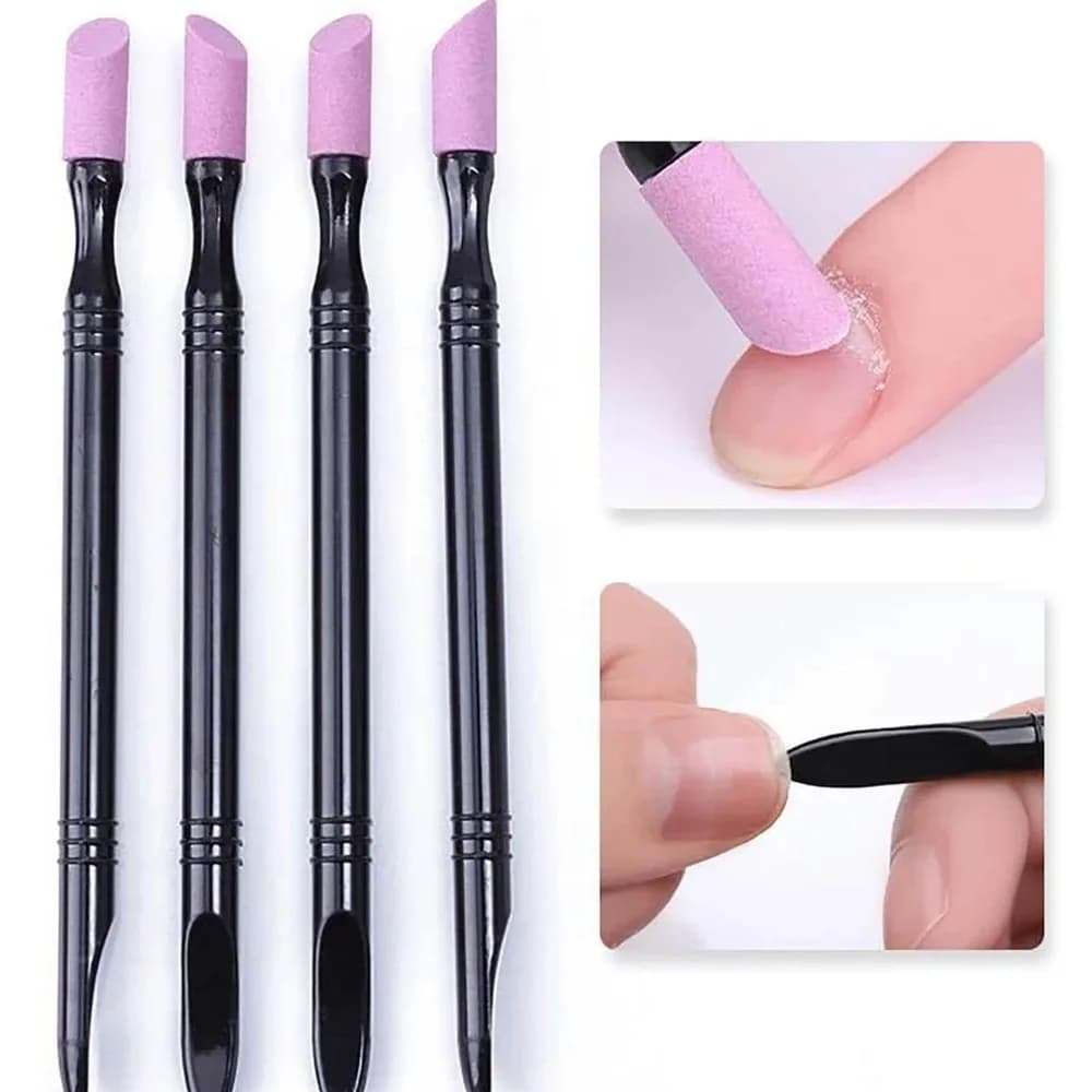 Wholesale1pc/5pcsLime per unghie Spingitore per pietra per cuticole Bastoncini per levigatura per unghie Penna per nail art Rimozione cuticola Trimmer Buffer Strumenti per manicure