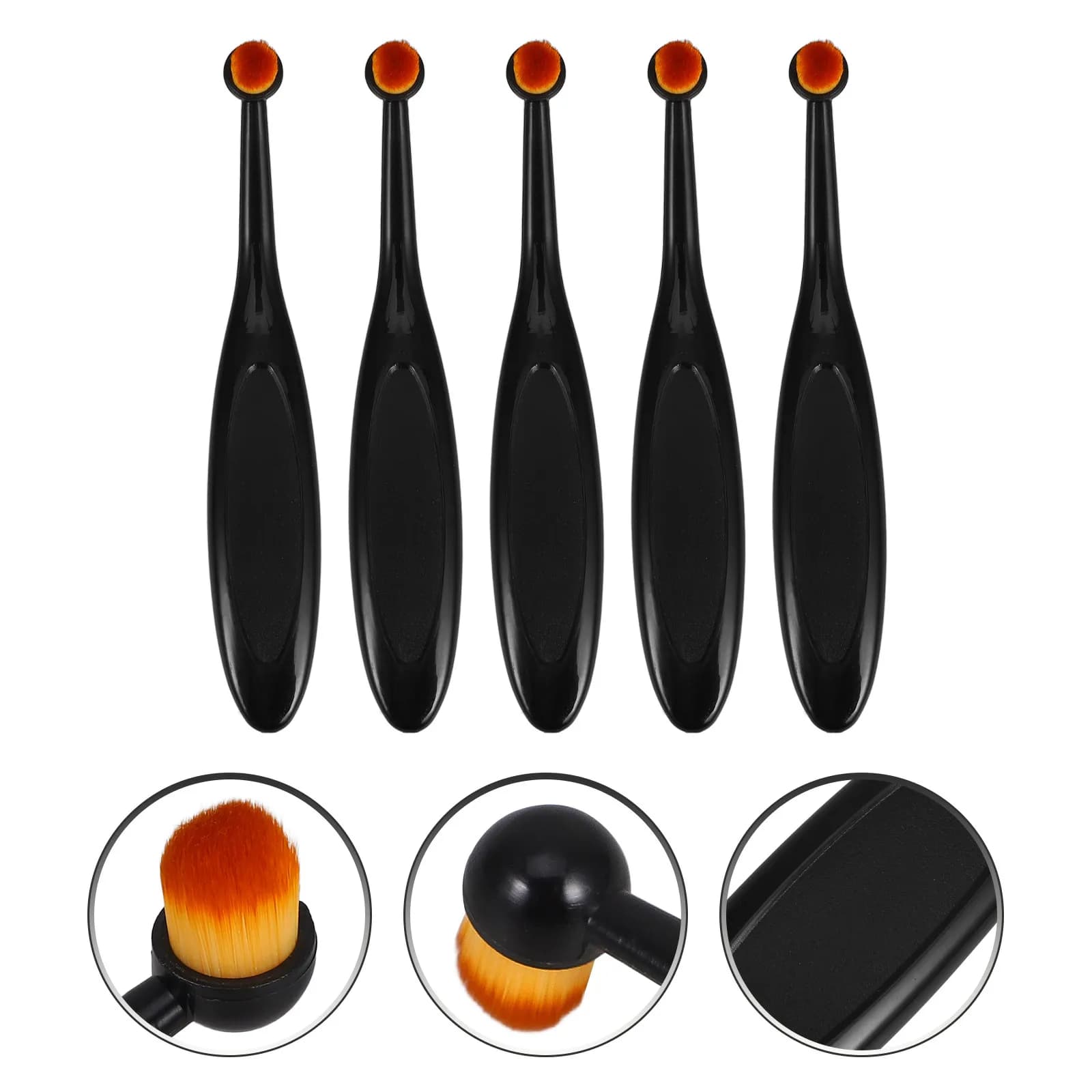 5Pcs Mini Ink Blending Brush Soft Bristles Craft Blending Tools Card Making Paper Drawing Background Brushes Craft Brush Set