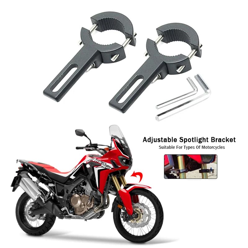 Per Honda CRF1100L Africa Twin CRF 1100L CRF1000L ADV CRF1000 L moto LED faro faretto morsetti staffa montaggio tubo