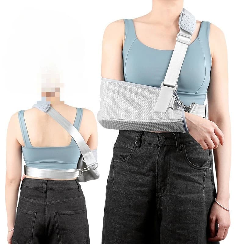 Adjustable Breathable Arm Sling Universal Support Shoulder Strap Brace Immobilizer Wrist Elbow Forearm Support Brace Straps 1pc