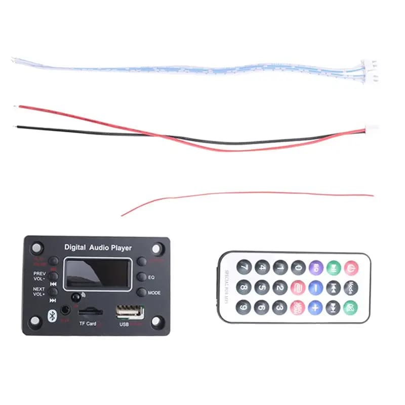 B04C-Bluetooth Module Car Audio Bluetooth Mp3 Decoder Board Mp3 Decoder Power Amplifier Board External Microphone Function