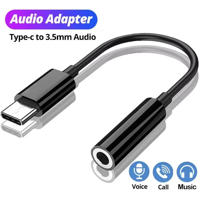 Headphone Connector Adapter for Huawei Mate 30 P30 Xiaomi Android Phone USB Type C To 3.5mm Earphone Jack Audio Cable Adapter