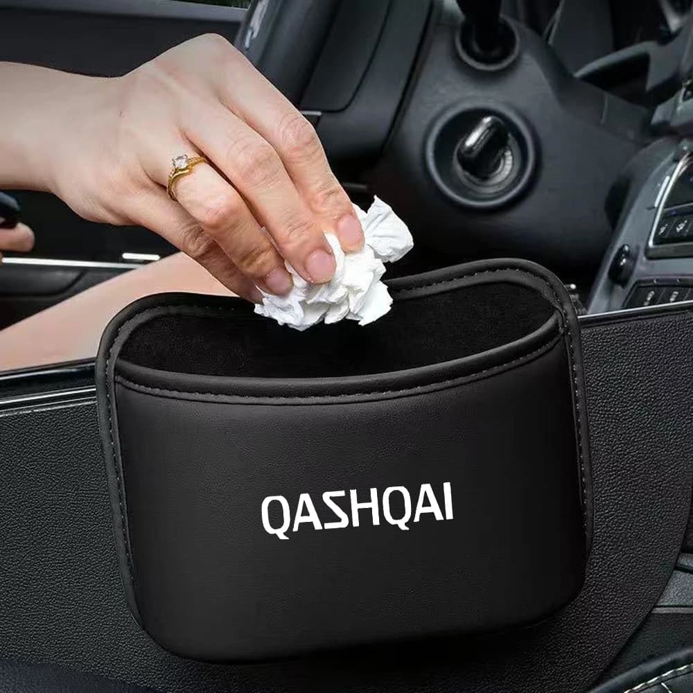 Contenitori per Rifiuti Auto, Scatole Portaoggetti da Appendere sul Sedile, Borse Pieghevoli per Nissan QASHQAI