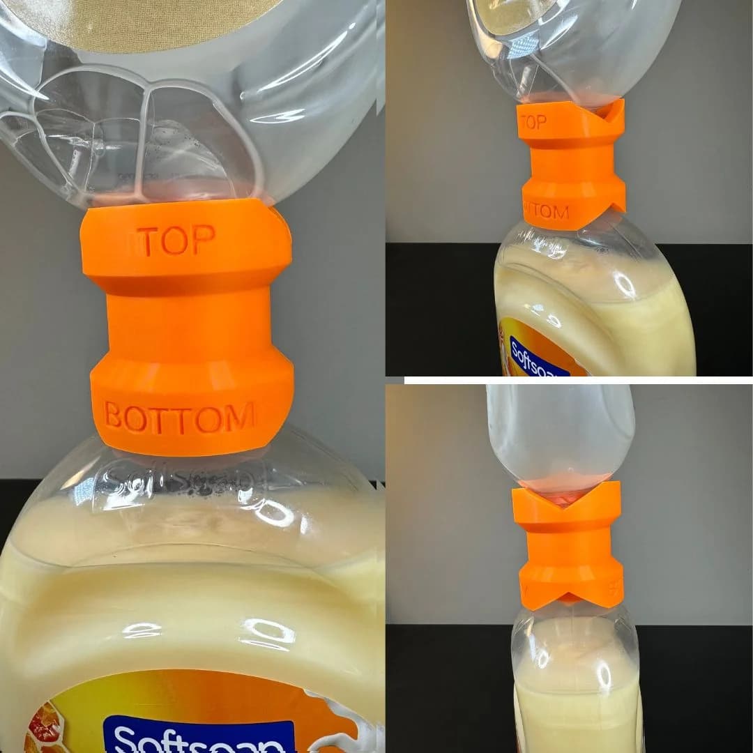 Dispenser di sapone intelligente multifunzione con pompa a prova di perdite per lavaggio mani, shampoo, gel per il corpo, contenitore salva-tempo per cucina e bagno