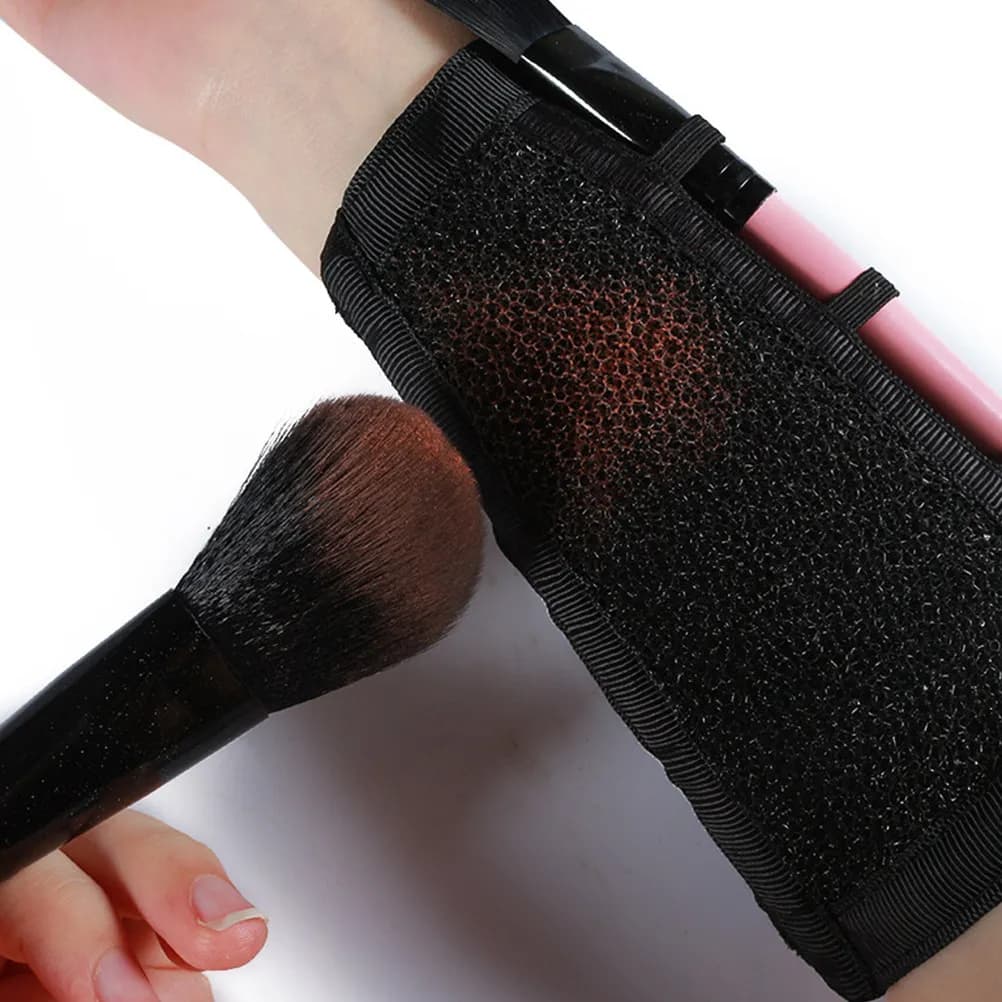 Premium Bracelet for Cleaning Makeup Brushes, Quick Cleaning and Without Stress, Cleaning Gloves for All Brushes, Brush Cleaning Sponge