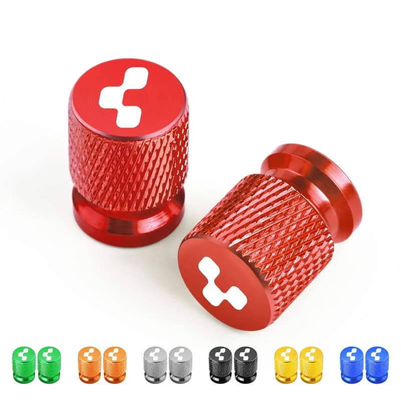 2 Pezzi Tappi Coprivalvola Ruota Bici MTB BMX Moto CNC Accessori