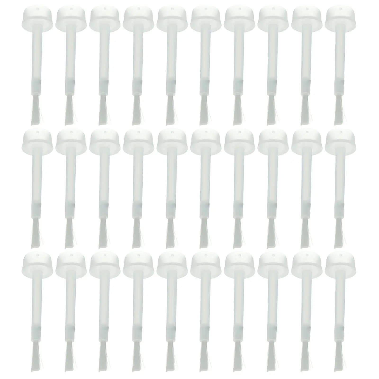 200 Pezzi Pennelli Lunghi e Rotondi per Smalto, Setole Morbide, Pennello per Gel Unghie, Strumento di Ricambio per Manicure, Uso Professionale e Personale