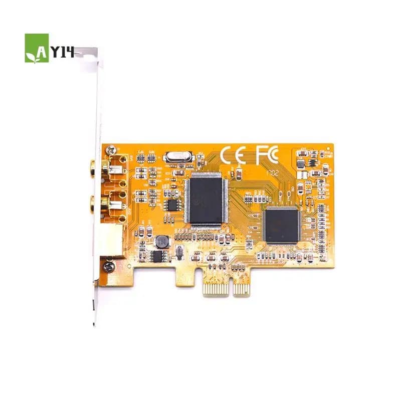 AY14 -PCIE To AV 878A Video Capture Card PCIE Surveillance HD Image PCI-E 878A Capture Card For Imaging