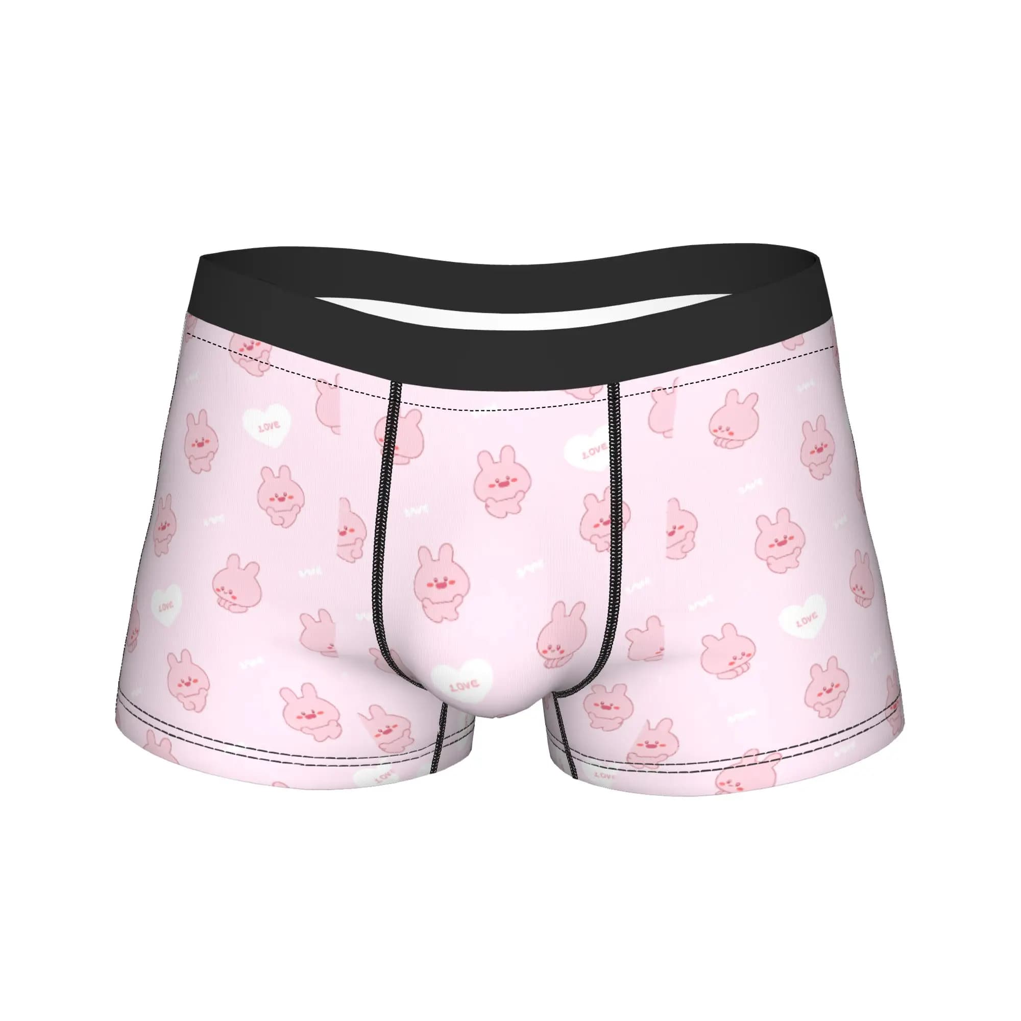 A-Asamimichans Intimo da uomo Mutandine stampate Divertenti Boxer shorts Hot Sale Boxer Brief Plus Size