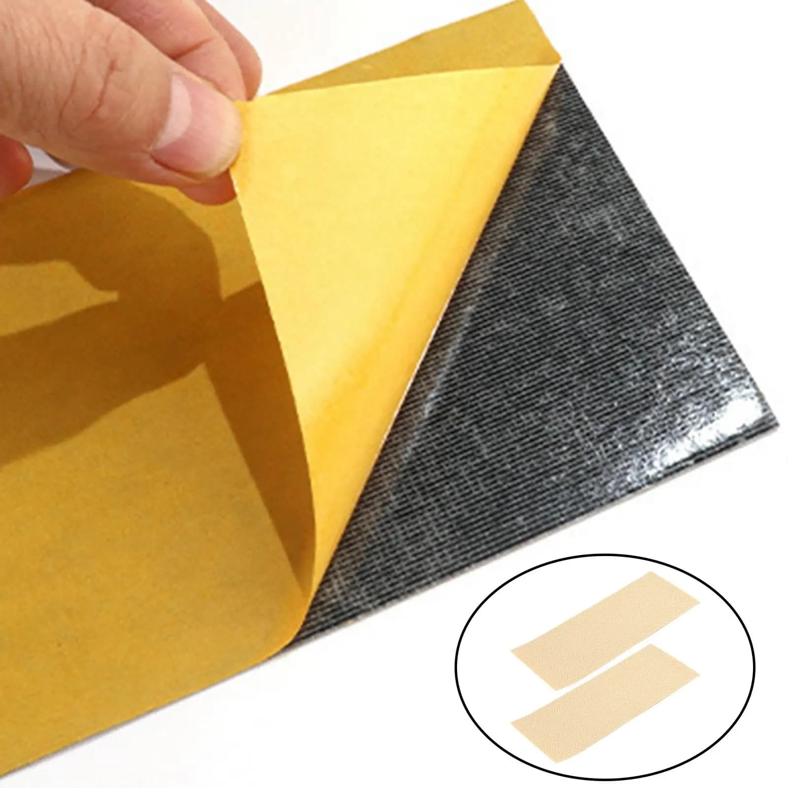 , Multi-color self-adhesive cushions Bottom for shoes Covers sole for high heels Sport Apricot, 270x105x1.5 mm