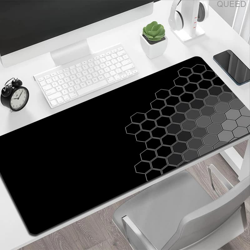 900x400 Arte geometrica Tappetino per mouse da gioco di grandi dimensioni Gamer Tappetino per mouse grande Gaming per computer Bordo di bloccaggio Tappetino per mouse Tastiera Tappetini per mouse da scrivania