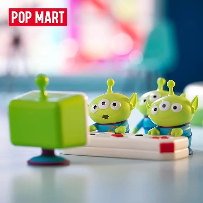 POP MART Pixar Three Eyes Days Blind Box Toys Kawaii Anime Action Figure Caixa Caja Surprise Mystery Bag Toy