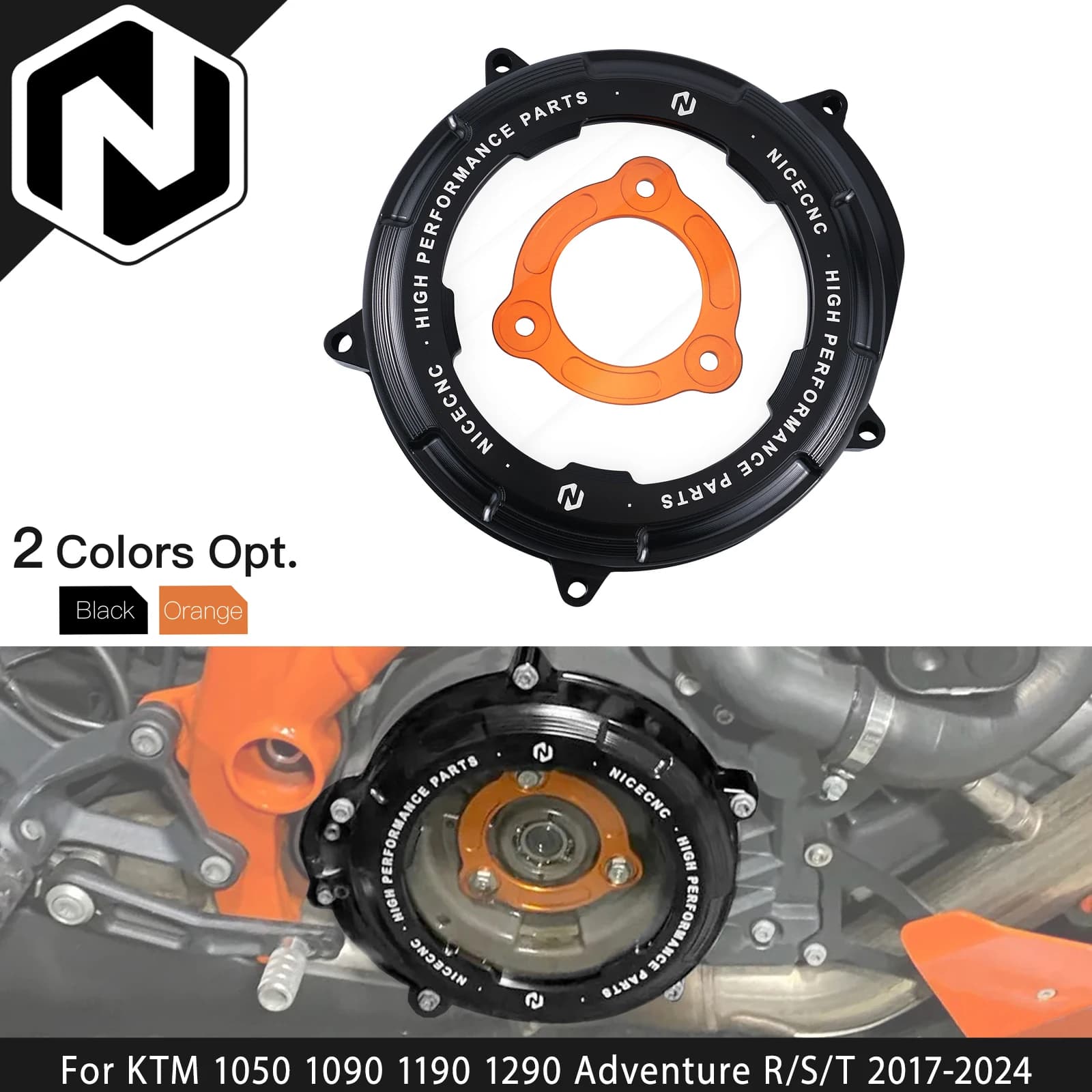 Protezione Trasparente per Frizione Motore per KTM 1290 Adventure R S T 17-24, 1290 Duke R GT EVO, 1050 1090 1190 Adventure /R