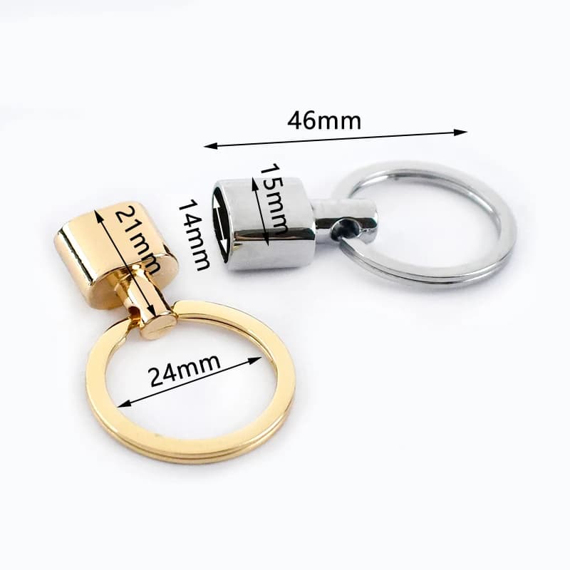 4/10 Pezzi Fibbie Metalliche a O, Ganci Appendiabiti, Fibbie Staccabili, Connettori per Cinghie Borsa, Fermagli, Portachiavi, Moschettoni, Accessori